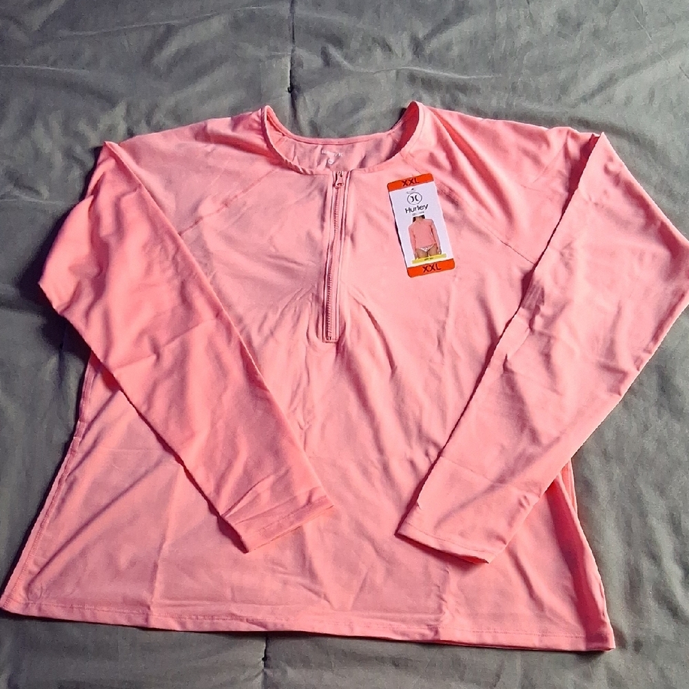 Hurley Women's Pink Swim Coverup
